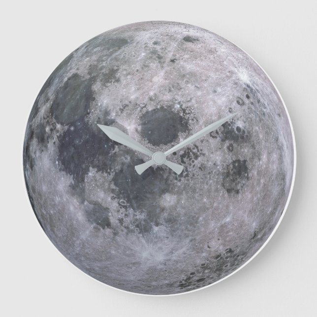 Grande Horloge Ronde FULL MOON Custom Clock - Large 10.75" (Recto)
