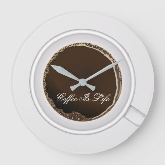 Grande Horloge Ronde Fun Café Thème Cuisine Horaires