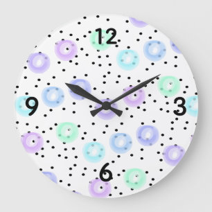 Grande Horloge Ronde Funfetti