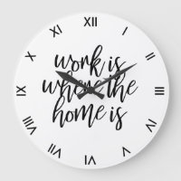 Funky Home Office Cute Quote Script de brosse