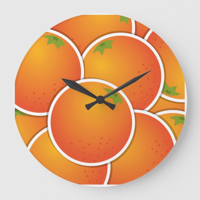 Grande Horloge Ronde Funky oranges (Recto)