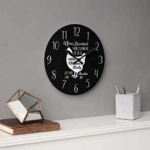 Grande Horloge Ronde funny chicken lover