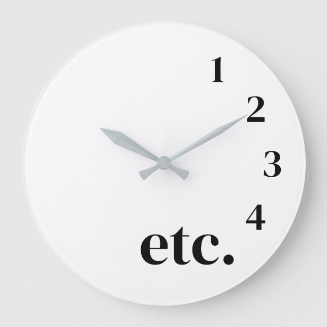 Grande Horloge Ronde Funny etc. (Recto)