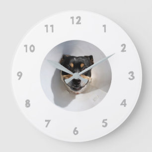 Grande Horloge Ronde Funny smiling