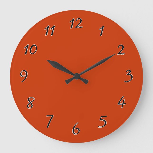 Grande Horloge Ronde Gabarit orange (Recto)