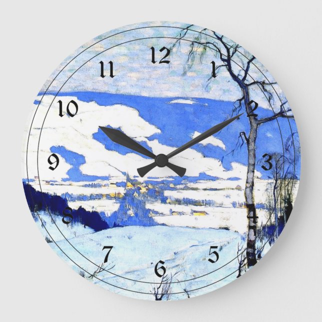 Grande Horloge Ronde Gagnon - Twilight, Baie Saint Paul (Recto)