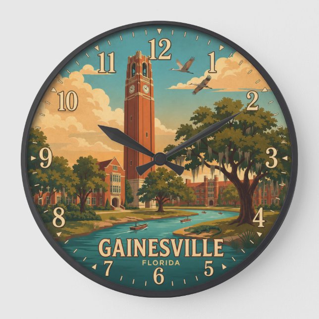Grande Horloge Ronde Gainesville Florida (Recto)