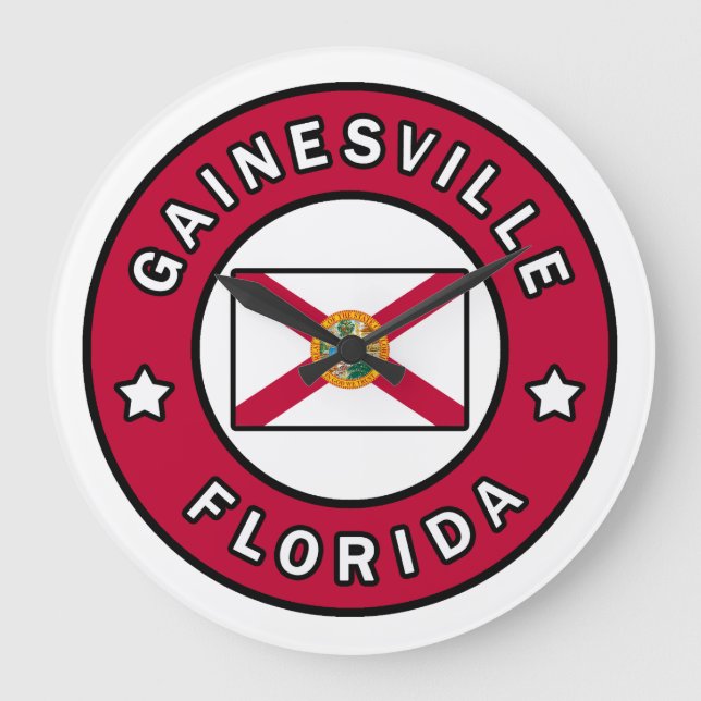 Grande Horloge Ronde Gainesville Floride (Recto)