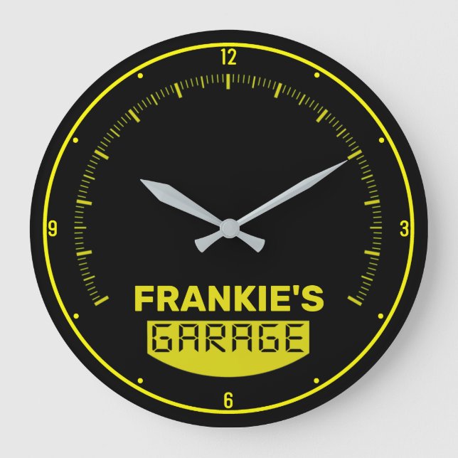 Grande Horloge Ronde Garage de Speedometer (Recto)