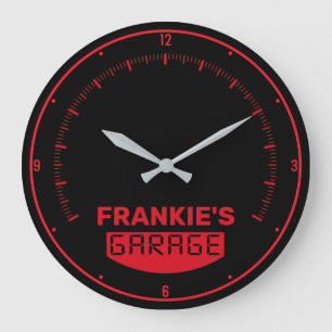 Grande Horloge Ronde Garage de Speedometer