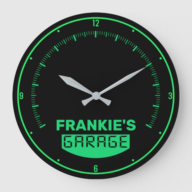 Grande Horloge Ronde Garage de Speedometer (Recto)