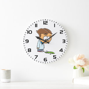 Grande Horloge Ronde Garçon Laisser Une Expérience