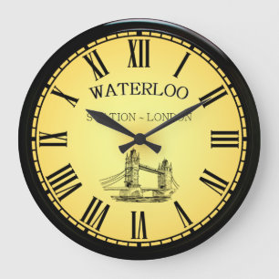 Grande Horloge Ronde Gare de Waterloo ~ Tower Bridge ~ Londres Angleter