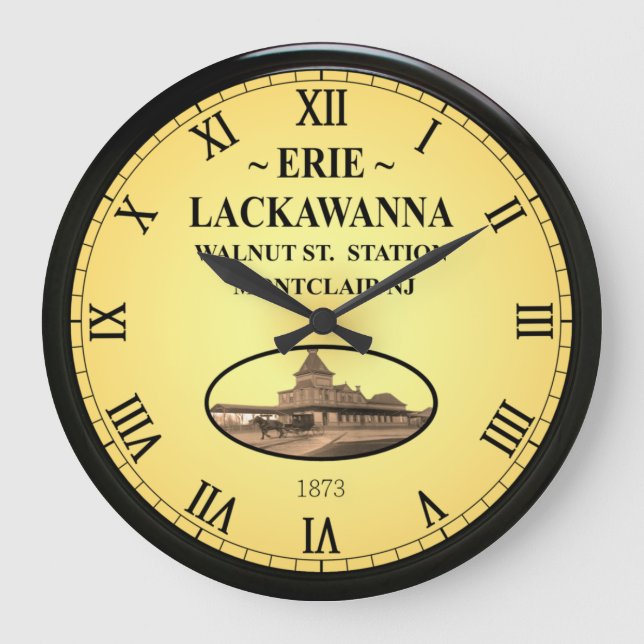 Grande Horloge Ronde Gare d'Erie~Lackawanna~Walnut St. Montclair NJ~ (Recto)