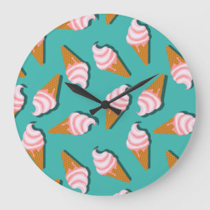 Grande Horloge Ronde Gaufres et gaufrettes