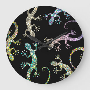 Grande Horloge Ronde Gecko