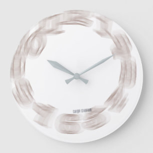 Grande Horloge Ronde Geek de sortie de contrôle