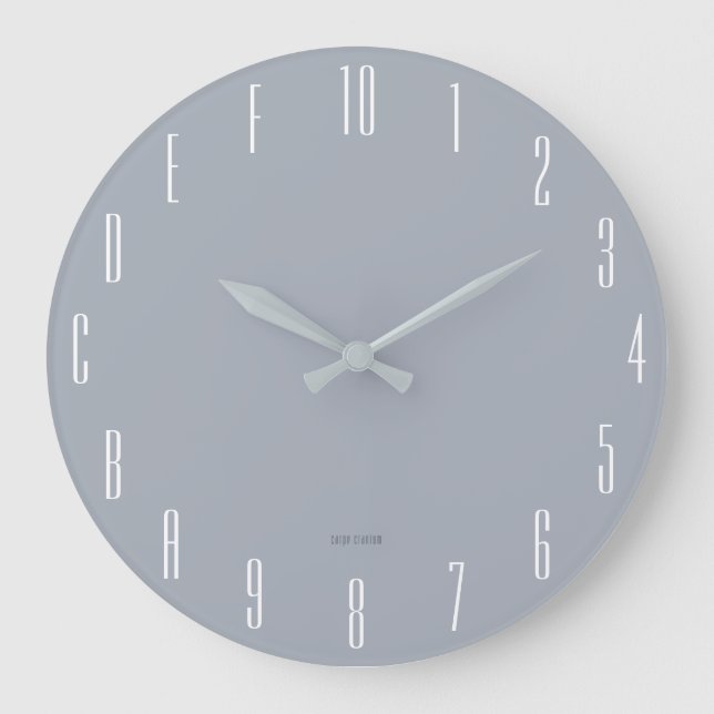 Grande Horloge Ronde Geek hexadécimal (étroit) (Recto)