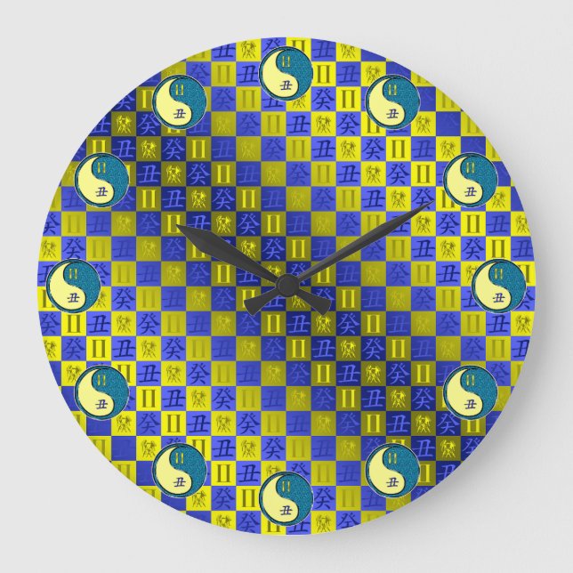 Grande Horloge Ronde Gémeaux & Bœuf d'eau (Recto)