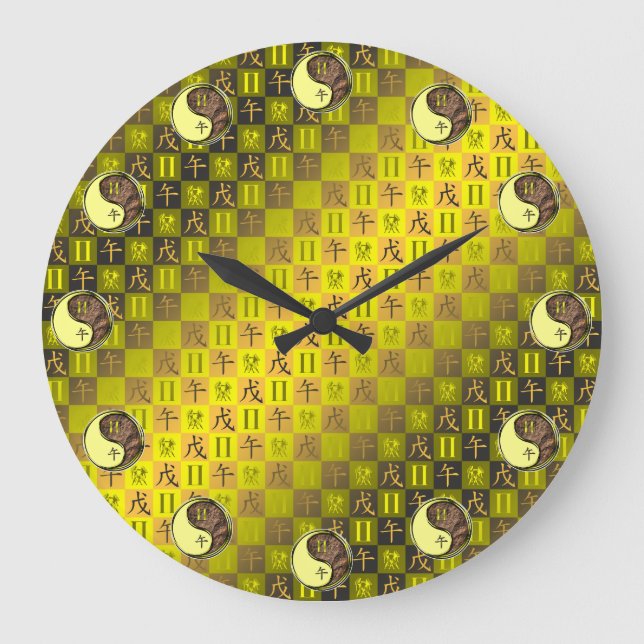 Grande Horloge Ronde Gémeaux & Cheval de Terre (Recto)