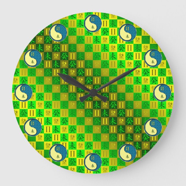 Grande Horloge Ronde Gémeaux & Chèvre d'Eau (Recto)
