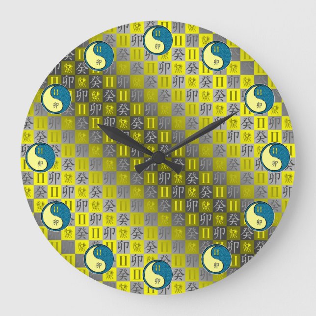 Grande Horloge Ronde Gémeaux & Lapin d'eau (Recto)