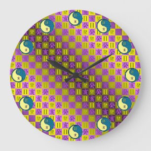 Grande Horloge Ronde Gémeaux & Sanglier d'eau
