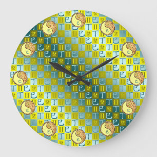 Grande Horloge Ronde Gémeaux & Serpent de feu