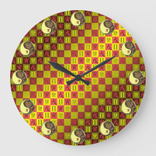 Grande Horloge Ronde Gémeaux & Tigre de Terre