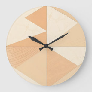 Grande Horloge Ronde Géométrie des sables du désert