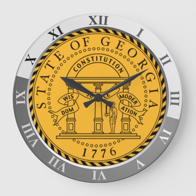 Grande Horloge Ronde Géorgie (Recto)