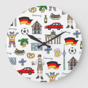 Grande Horloge Ronde Germany   Symbols Pattern