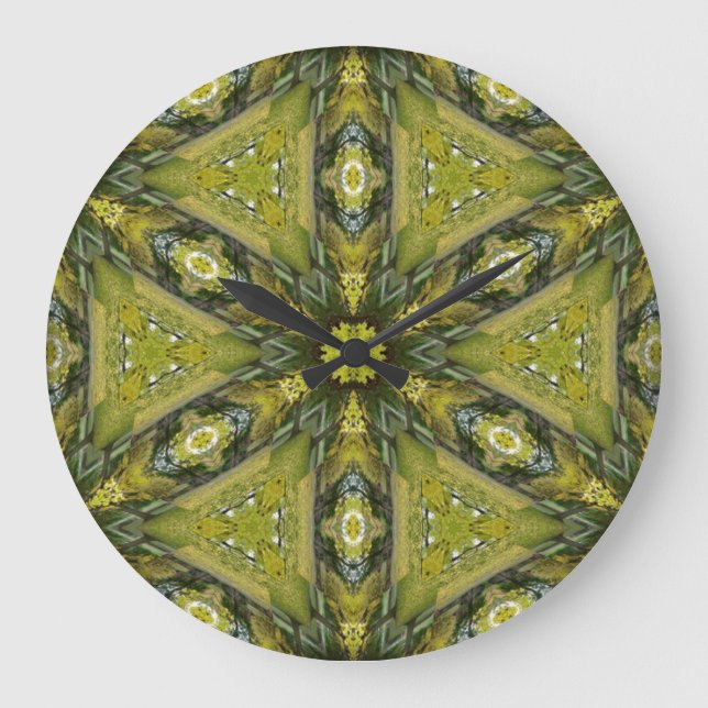 Grande Horloge Ronde Gingko Mandala (Recto)