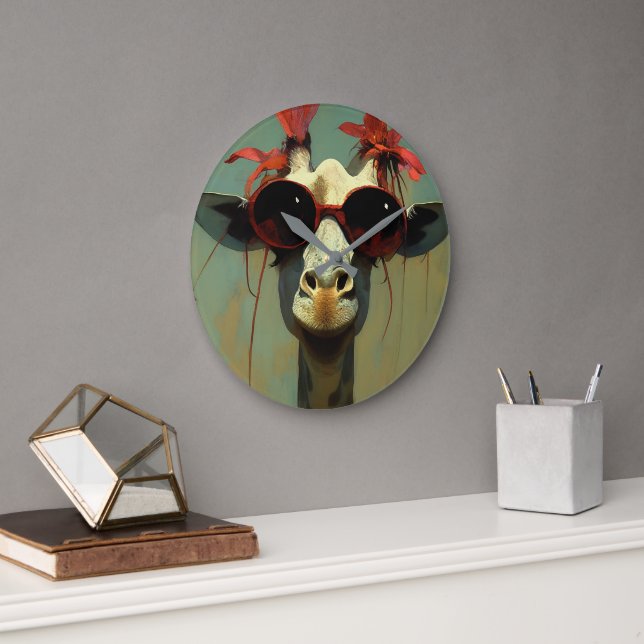 Grande Horloge Ronde Girafe (Bureau)