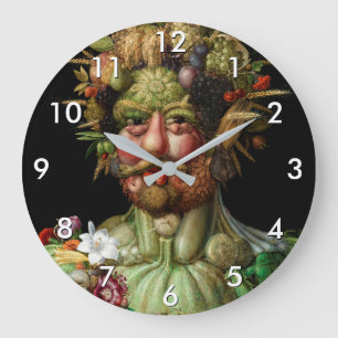 Grande Horloge Ronde Giuseppe Arcimboldo - Vertumnus