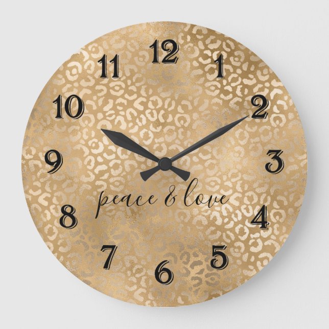 Grande Horloge Ronde Glam Gold (Recto)