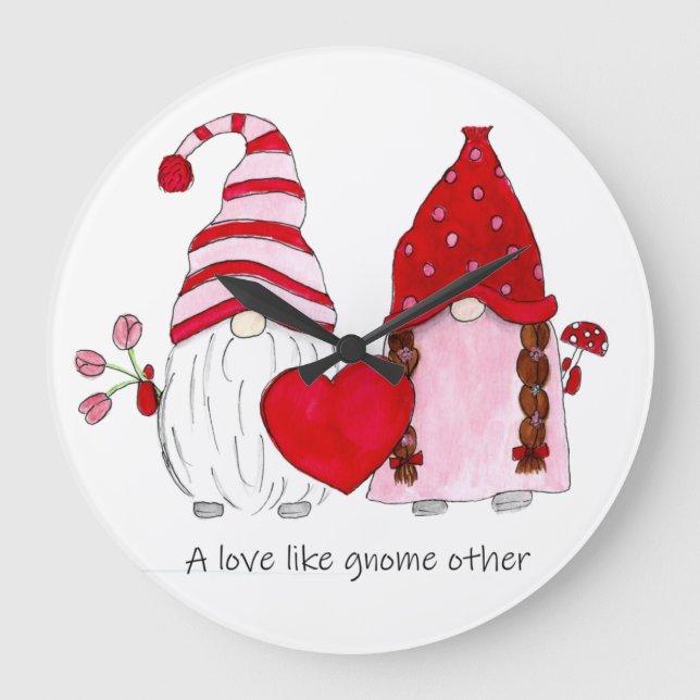 Grande Horloge Ronde Gnome Couple A love like gnome other (Recto)