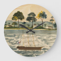 Goélette sur l'eau