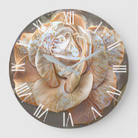 Gold Silk Moderne Unique Rose Art Dream