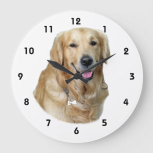 Grande Horloge Ronde Golden Retriever dog photo