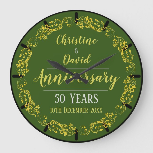 Grande Horloge Ronde Golden Wedding Anniversary Commemorative (Recto)