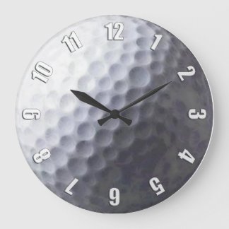 Grande Horloge Ronde Golf Ball Sport Clock Design