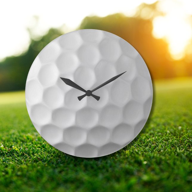 Grande Horloge Ronde Golf Ball Texture (Créateur téléchargé)