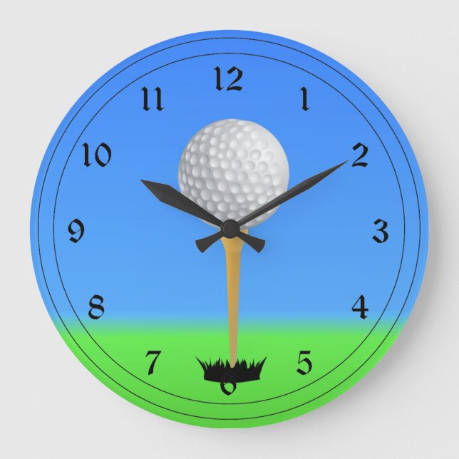 Grande Horloge Ronde Golf - Golf Ball on a Tee (Recto)