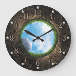 Grande Horloge Ronde Golf Wall Clock