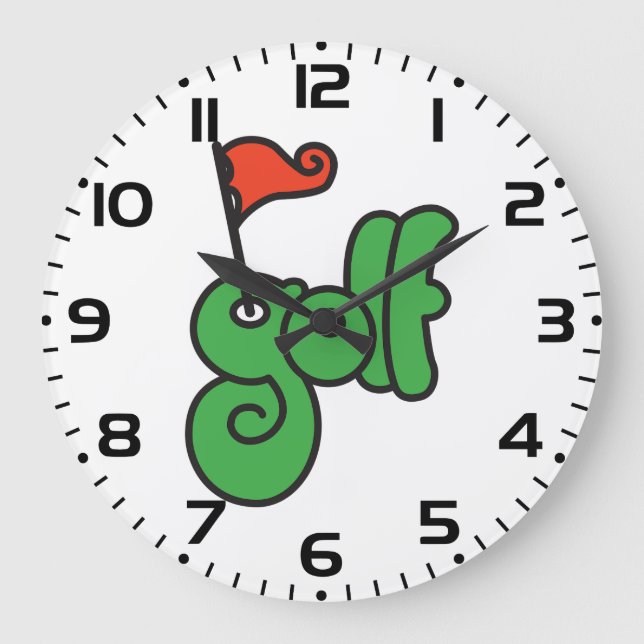 Grande Horloge Ronde Golf Wang Vibrant Green and Red (Recto)