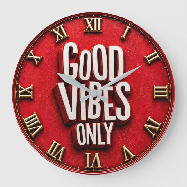 Grande Horloge Ronde Good Vibes Only  (Recto)