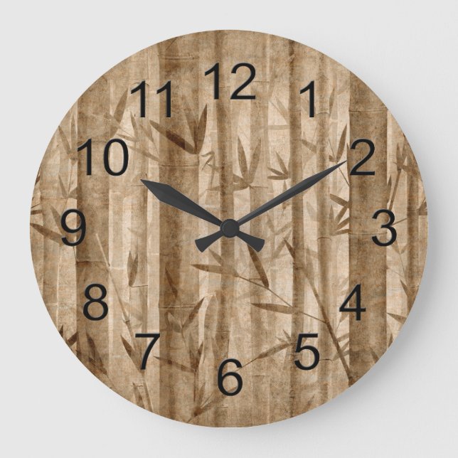 Grande Horloge Ronde Gorgeous Natural Bamboo (Recto)