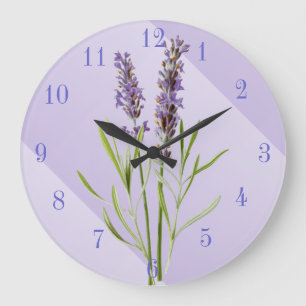 Grande Horloge Ronde Gorgeous Purple and Lavender