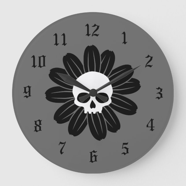Grande Horloge Ronde Gothflower (Recto)